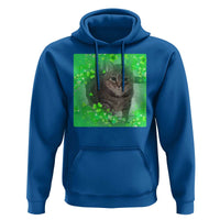 Funny Cat Meme St Patricks Day Hoodie Lucky Shamrock Goofy Ahh Cat