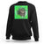 Funny Cat Meme St Patricks Day Sweatshirt Lucky Shamrock Goofy Ahh Cat