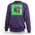 Funny Cat Meme St Patricks Day Sweatshirt Lucky Shamrock Goofy Ahh Cat