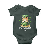 St. Patrick's Day Irish Cat Baby Onesie Kitty Saint Pattys Lucky Shamrocks
