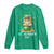 St. Patrick's Day Irish Cat Long Sleeve Shirt Kitty Saint Pattys Lucky Shamrocks