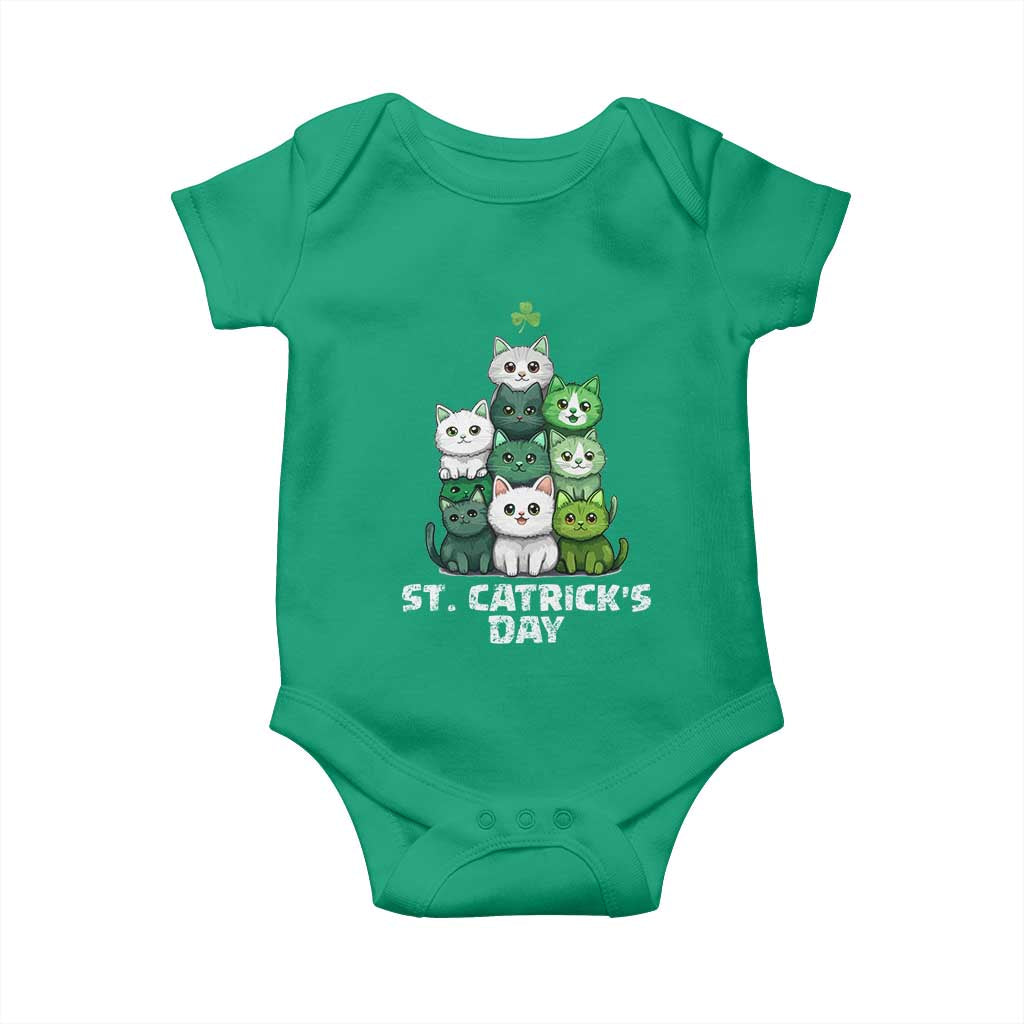 St. Patrick's Day Irish Cat Baby Onesie Cute Cats Saint Pattys
