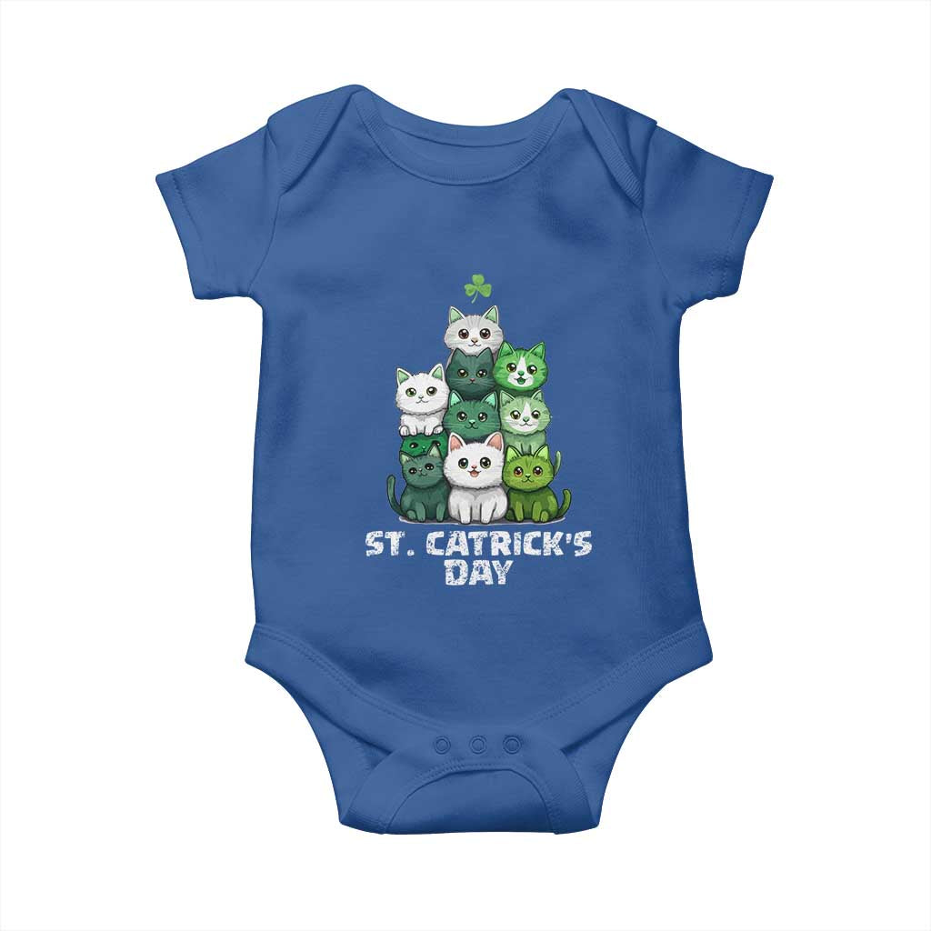 St. Patrick's Day Irish Cat Baby Onesie Cute Cats Saint Pattys