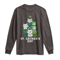St. Patrick's Day Irish Cat Long Sleeve Shirt Cute Cats Saint Pattys