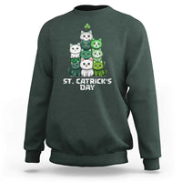 St. Patrick's Day Irish Cat Sweatshirt Cute Cats Saint Pattys