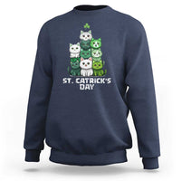 St. Patrick's Day Irish Cat Sweatshirt Cute Cats Saint Pattys