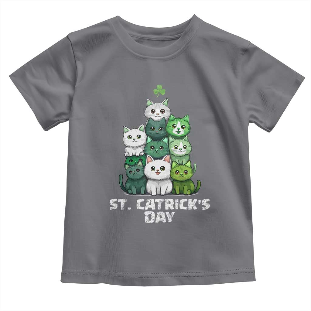 St. Patrick's Day Irish Cat Toddler T Shirt Cute Cats Saint Pattys
