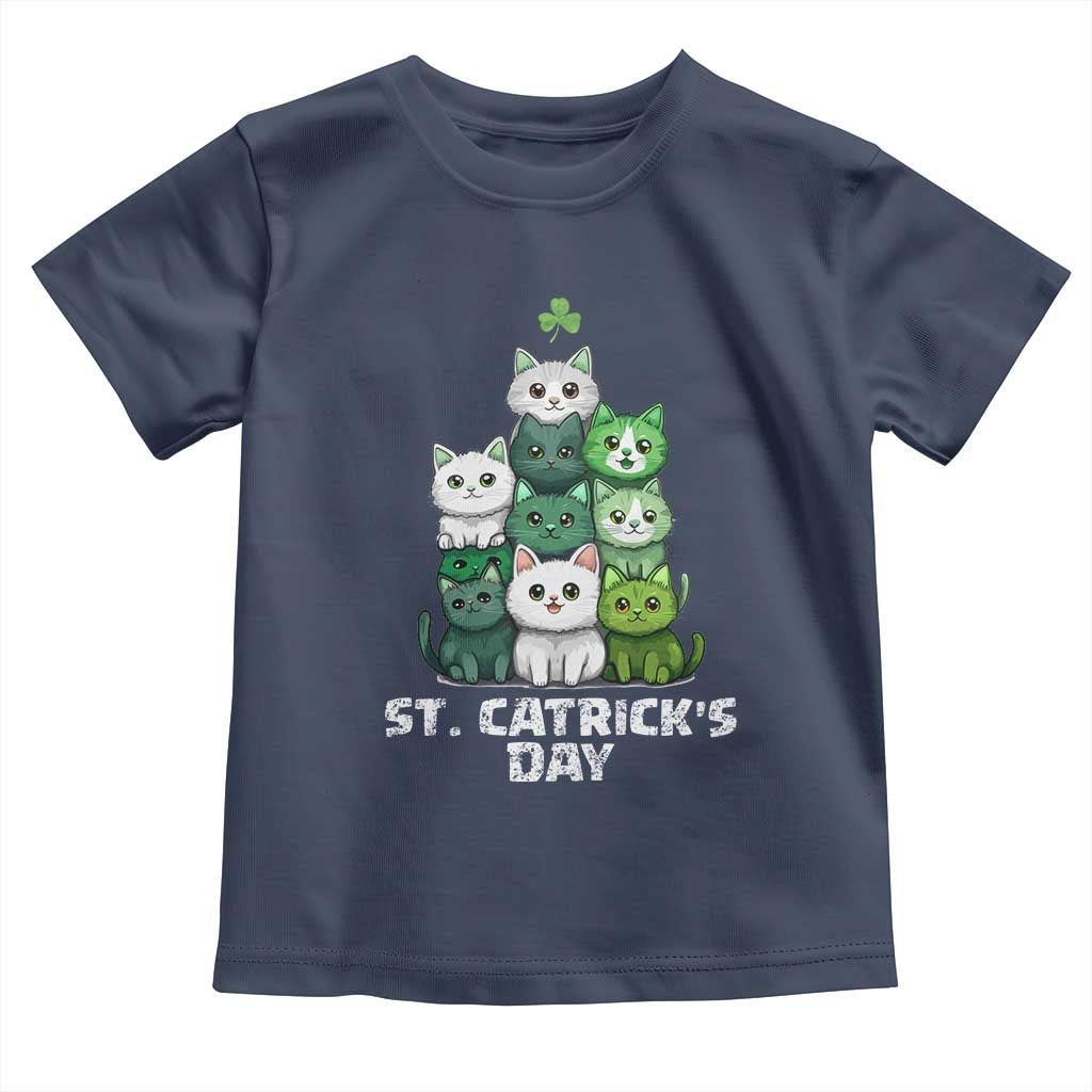St. Patrick's Day Irish Cat Toddler T Shirt Cute Cats Saint Pattys