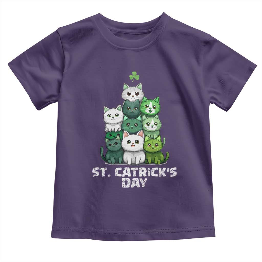 St. Patrick's Day Irish Cat Toddler T Shirt Cute Cats Saint Pattys