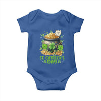Cats St Patricks Day Baby Onesie Pot Of Gold Kitty Lover Lucky Irish