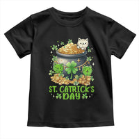Cats St Patricks Day Toddler T Shirt Pot Of Gold Kitty Lover Lucky Irish