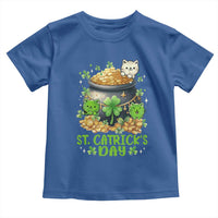 Cats St Patricks Day Toddler T Shirt Pot Of Gold Kitty Lover Lucky Irish