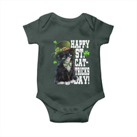 Shamrock Cat St Patricks Day Baby Onesie Kitty Mom Gift