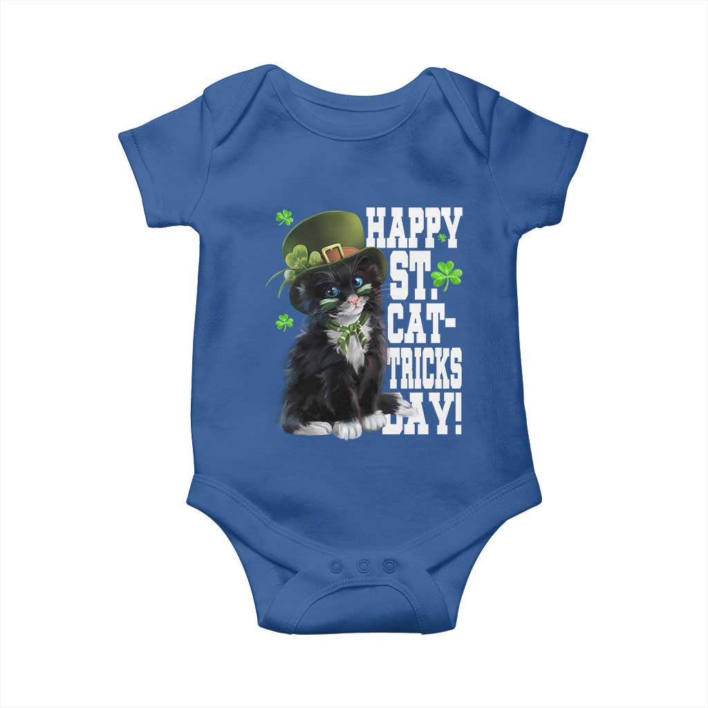 Shamrock Cat St Patricks Day Baby Onesie Kitty Mom Gift