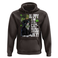 Shamrock Cat St Patricks Day Hoodie Kitty Mom Gift