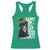 Shamrock Cat St Patricks Day Racerback Tank Top Kitty Mom Gift