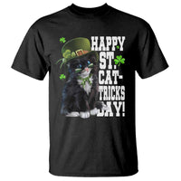 Shamrock Cat St Patricks Day T Shirt Kitty Mom Gift