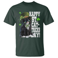 Shamrock Cat St Patricks Day T Shirt Kitty Mom Gift