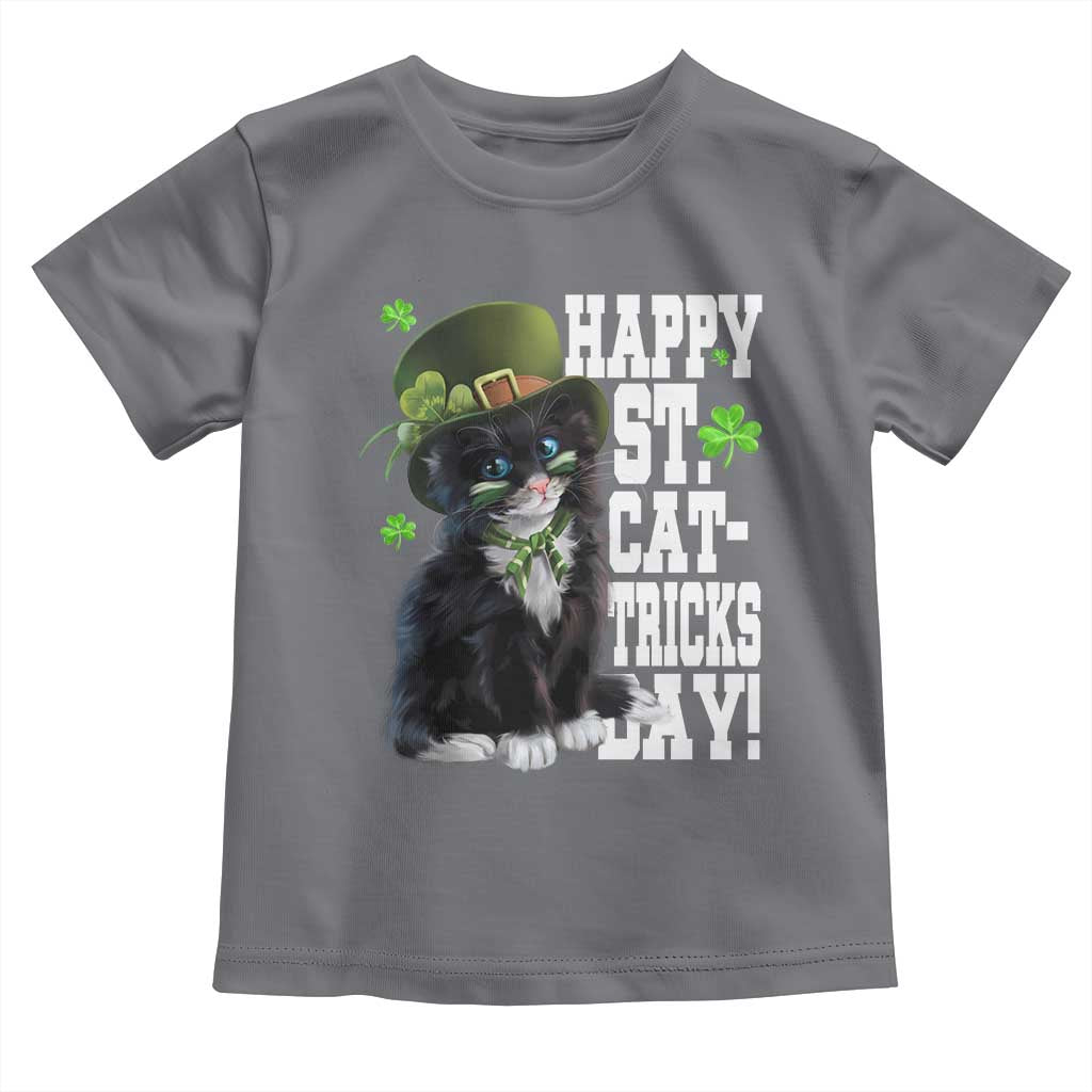 Shamrock Cat St Patricks Day Toddler T Shirt Kitty Mom Gift