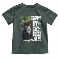 Shamrock Cat St Patricks Day Toddler T Shirt Kitty Mom Gift