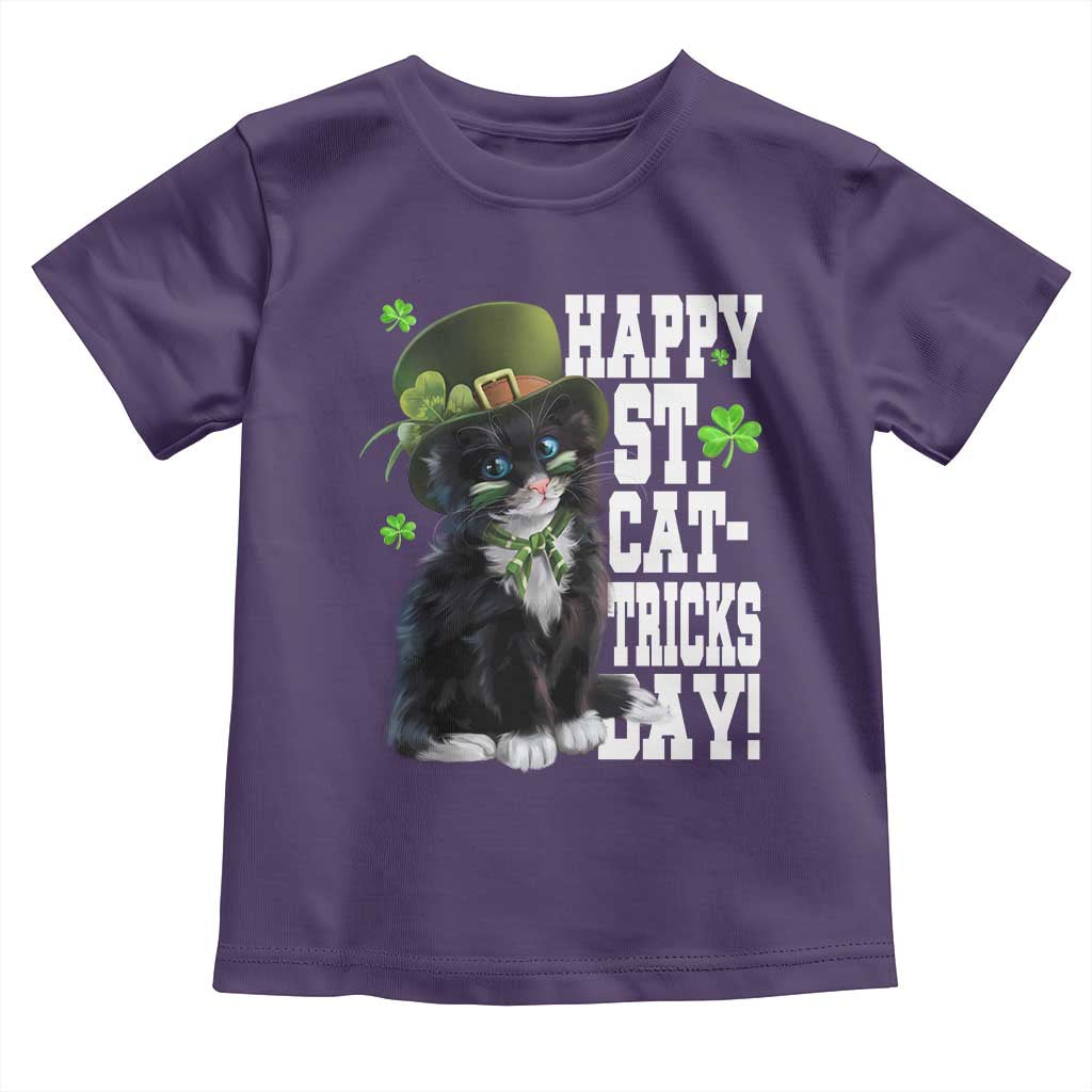 Shamrock Cat St Patricks Day Toddler T Shirt Kitty Mom Gift