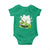 St Patrick's Day Cats Baby Onesie Irish Eating Ramen Noodles Cute Anime Shamrocks