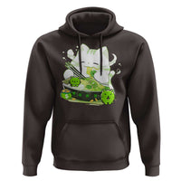 St Patrick's Day Cats Hoodie Irish Eating Ramen Noodles Cute Anime Shamrocks