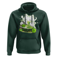 St Patrick's Day Cats Hoodie Irish Eating Ramen Noodles Cute Anime Shamrocks