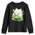 St Patrick's Day Cats Youth Sweatshirt Irish Eating Ramen Noodles Cute Anime Shamrocks