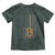 BTC Bitcoin American Flag Toddler T Shirt Crypto Buy the Dip