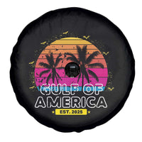 Welcome To America's Gulf Spare Tire Cover Est 2025 Retro Vintage Summer Vibes
