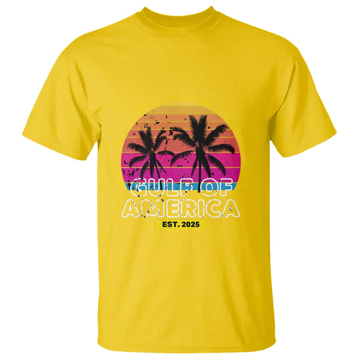 Welcome To America's Gulf T Shirt Est 2025 Retro Vintage Summer Vibes