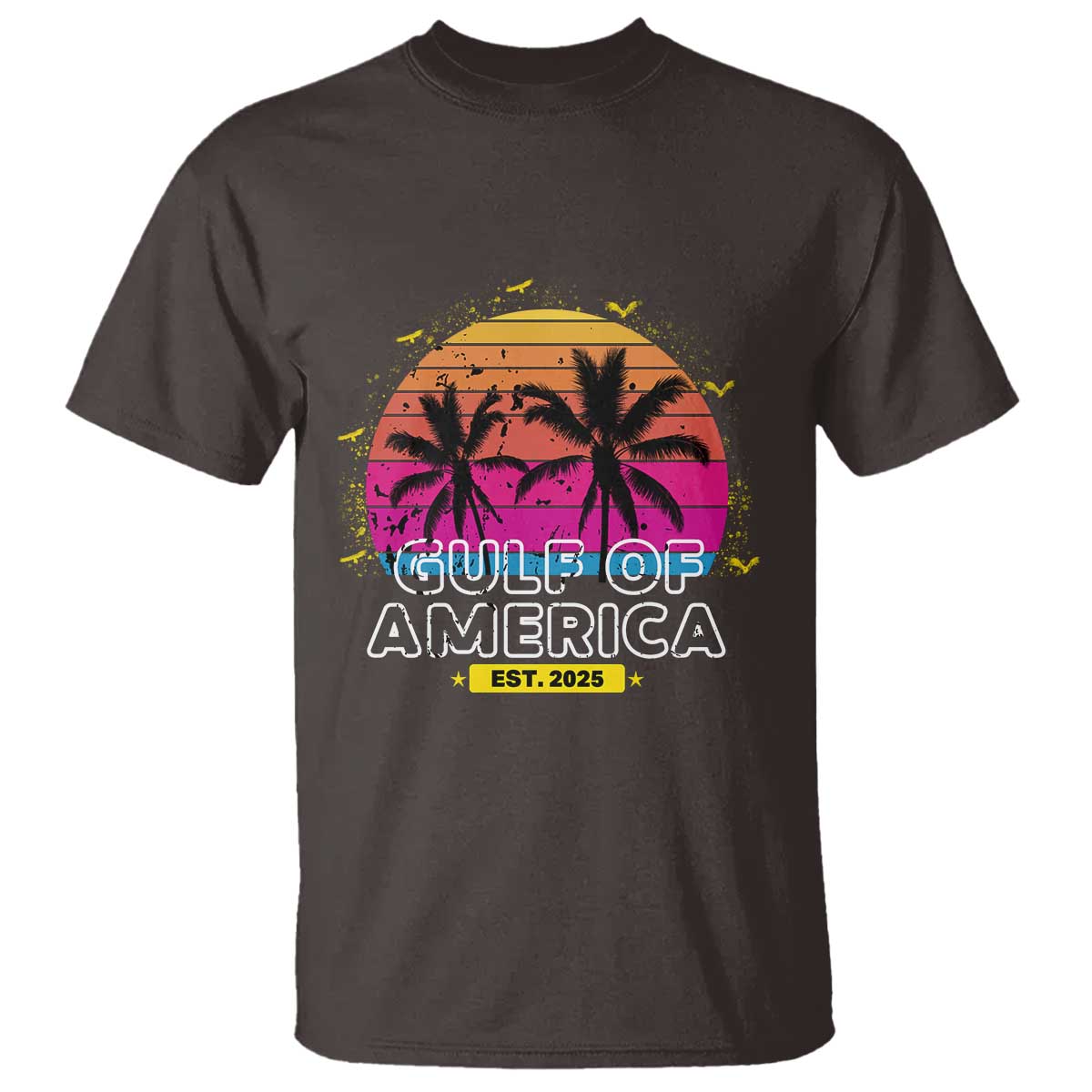 Welcome To America's Gulf T Shirt Est 2025 Retro Vintage Summer Vibes