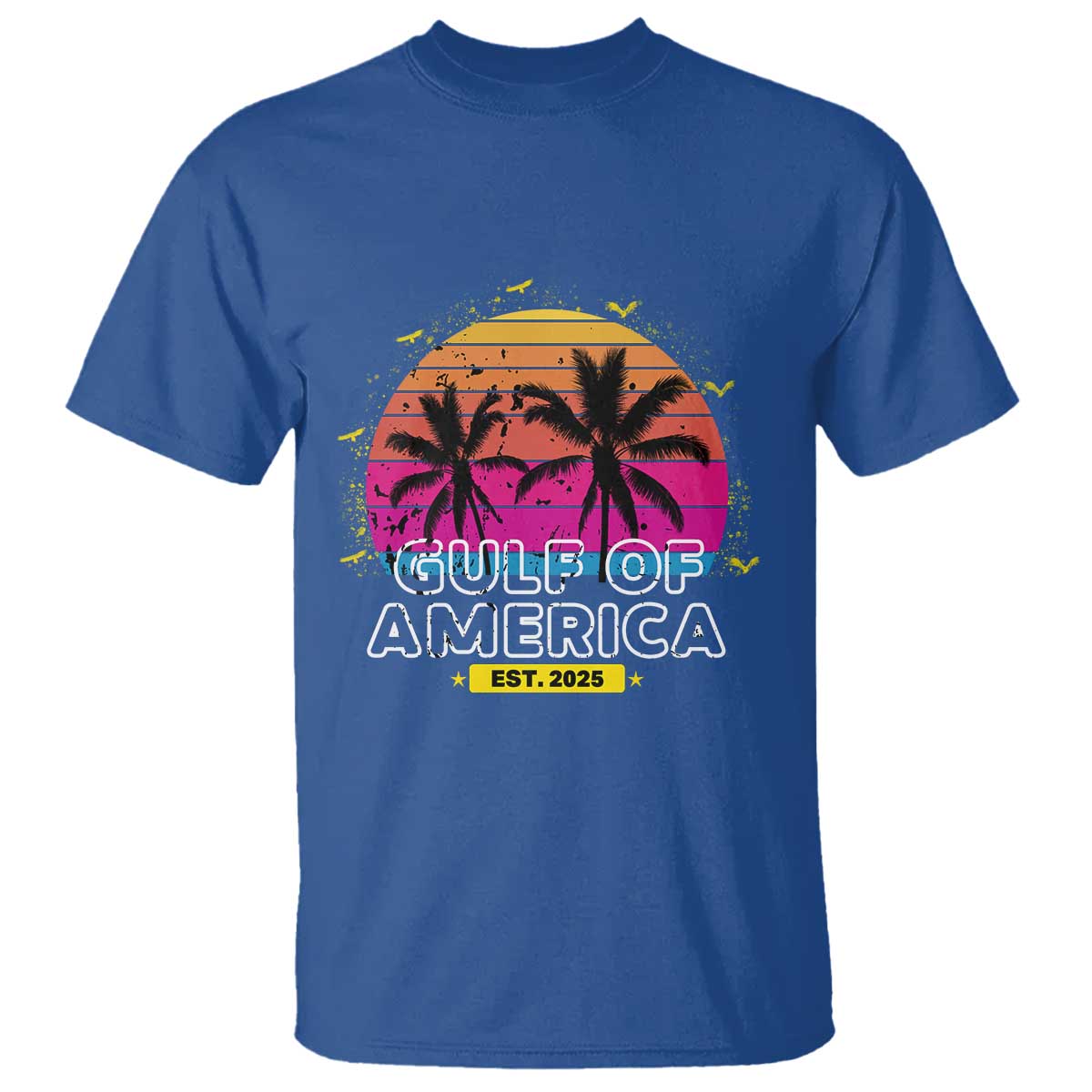 Welcome To America's Gulf T Shirt Est 2025 Retro Vintage Summer Vibes