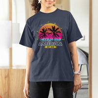 Welcome To America's Gulf T Shirt For Women Est 2025 Retro Vintage Summer Vibes