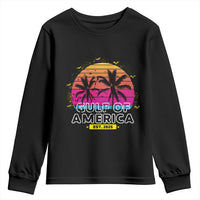 Welcome To America's Gulf Youth Sweatshirt Est 2025 Retro Vintage Summer Vibes