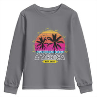 Welcome To America's Gulf Youth Sweatshirt Est 2025 Retro Vintage Summer Vibes