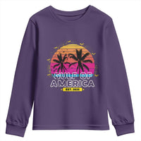 Welcome To America's Gulf Youth Sweatshirt Est 2025 Retro Vintage Summer Vibes
