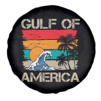 Gulf Of America Spare Tire Cover Funny Beach Summer Vacation Retro Vintage