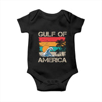 Gulf Of America Baby Onesie Funny Beach Summer Vacation Retro Vintage