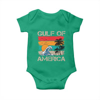 Gulf Of America Baby Onesie Funny Beach Summer Vacation Retro Vintage