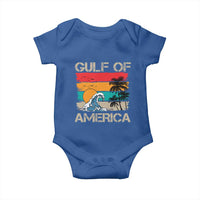 Gulf Of America Baby Onesie Funny Beach Summer Vacation Retro Vintage