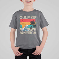 Gulf Of America T Shirt For Kid Funny Beach Summer Vacation Retro Vintage