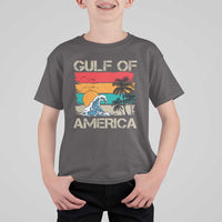 Gulf Of America T Shirt For Kid Funny Beach Summer Vacation Retro Vintage