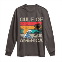 Gulf Of America Long Sleeve Shirt Funny Beach Summer Vacation Retro Vintage