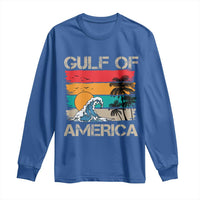 Gulf Of America Long Sleeve Shirt Funny Beach Summer Vacation Retro Vintage