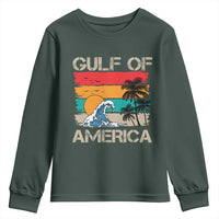 Gulf Of America Youth Sweatshirt Funny Beach Summer Vacation Retro Vintage