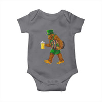St Patricks Day Bigfoot Baby Onesie Sasquatch Beer Funny Party Shamrock