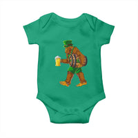 St Patricks Day Bigfoot Baby Onesie Sasquatch Beer Funny Party Shamrock