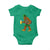 St Patricks Day Bigfoot Baby Onesie Sasquatch Beer Funny Party Shamrock